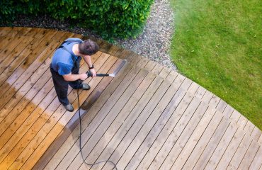 pressure wash A deck