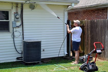 How to Pressure Wash a House