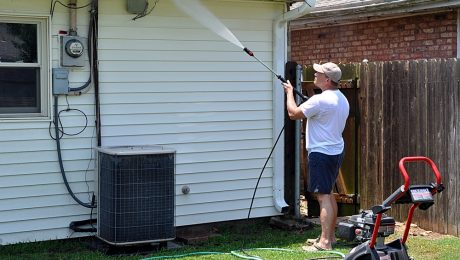 How to Pressure Wash a House